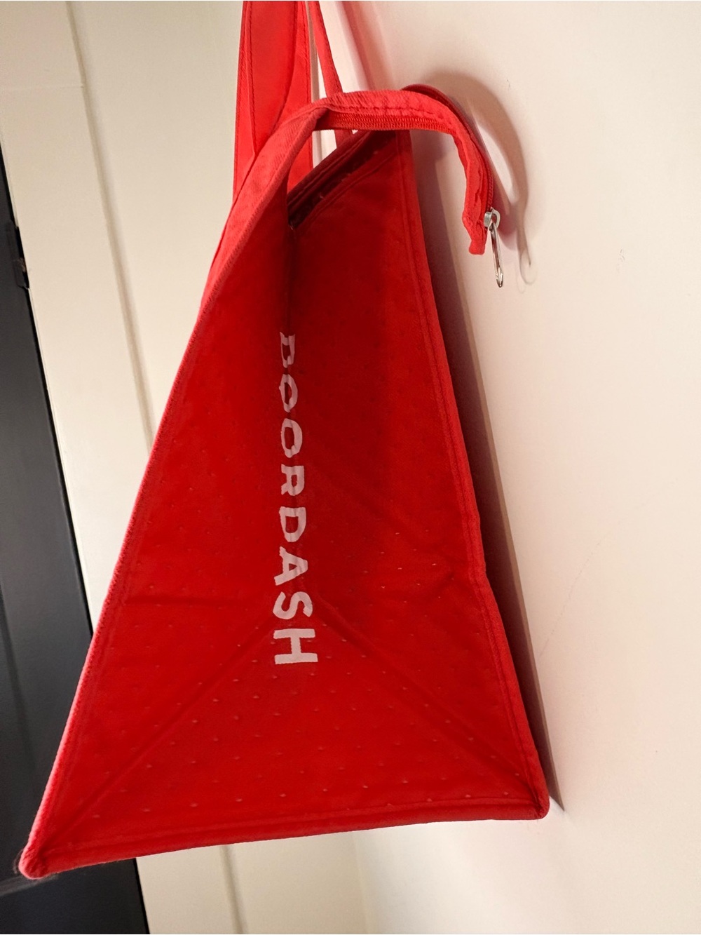 DoorDash Red Insulated Tote with White Logo - Picture 3 of 5